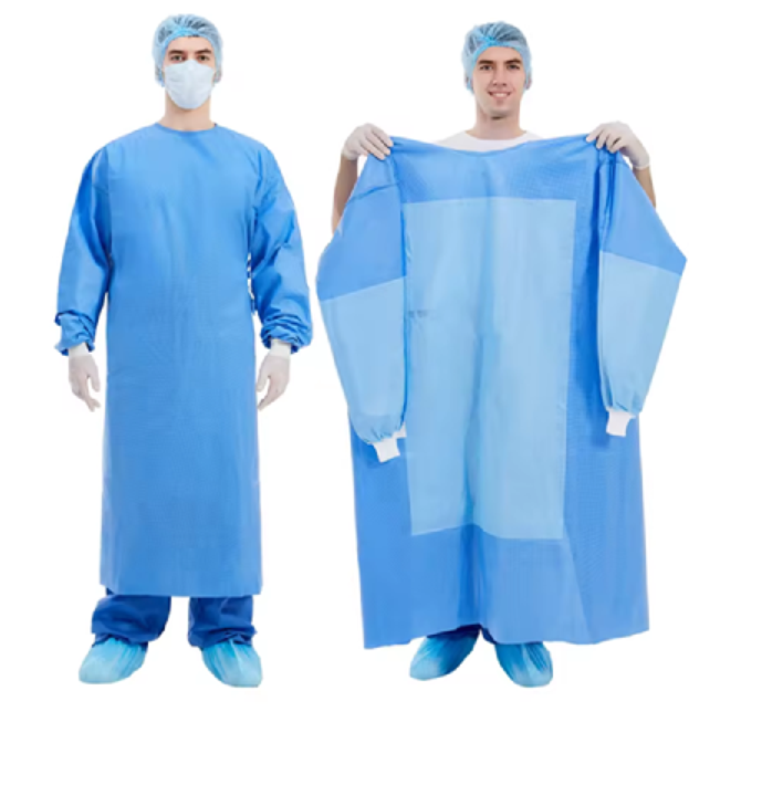 Reinforced Disposable Wraparound Gown Sterile with Indicator