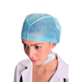 Disposable Surgeon Cap Blue (Pack of 100)