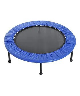 Round Jumping Jhula 4 Feet Tramppline with for Kids Indoor (4 Feet)