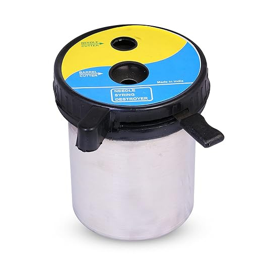 Syringe  Needle Cutter Steel Body Manual