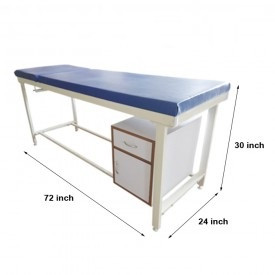 Wooden Examination Couch ( Size 72 x 24 x 30 Inch )