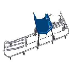 Rowing Machine Cum Sliding Seat, with Adjustable Base