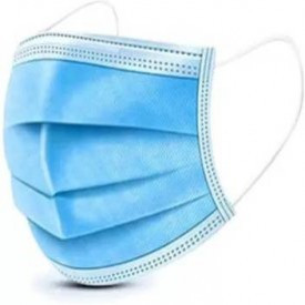 3 Ply Surgical Pollution Mask with Nose Pin (Pack 0f 100))